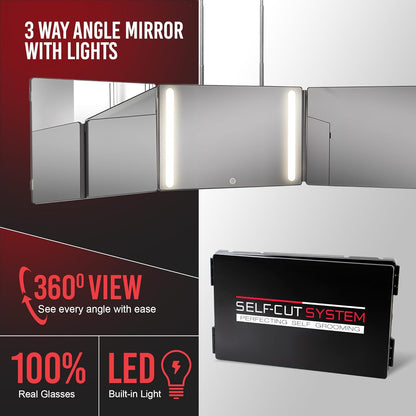 Tri-View Mirror